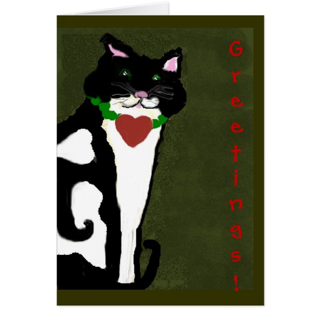 Cartão Gato de Wigglebottom (Frente)