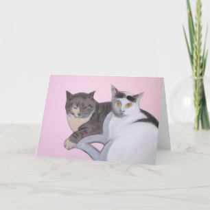 Cartão Gato do Amor