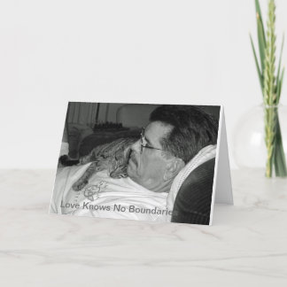 Cartão Gato do dia dos pais