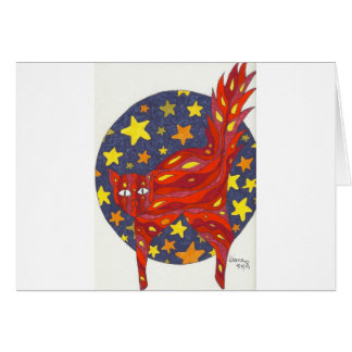 Cartão Gato dos Gatos-Firey