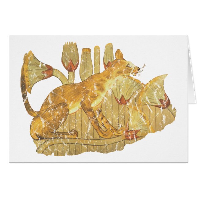 Cartão gato em pântano (Frente Horizontal)