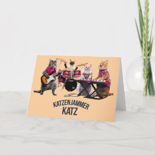 Cartão Gato engraçado Katzenjammer Katz