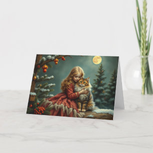 Cartão Gato Festivo