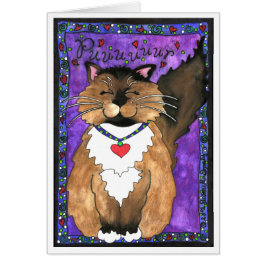 Cartão Gato Gato Gatinho Gatinho Gatinho Samês