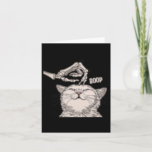 Cartão Gato Gato Geleton Boop Halloween Pet Women Gi