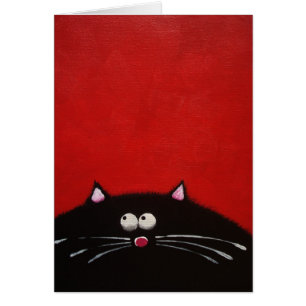 Cartão Gato gordo