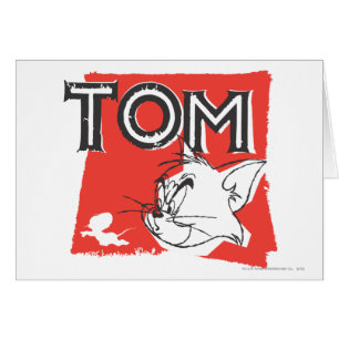 Cartão Gato louco de Tom e de Jerry