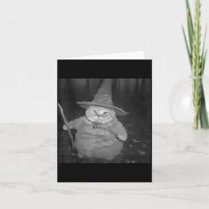 Cartão Gato Mago Gordo Gatinho Mago Gordo Meme de Gato En