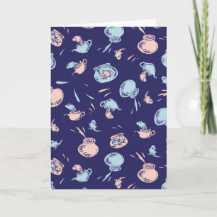 Cartão Gato No Chapéu   O padrão de peixe