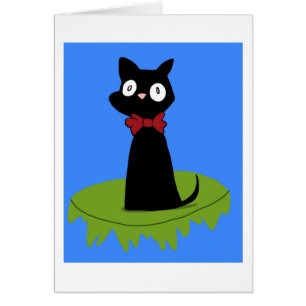 Cartão Gato preto de Jiji (Ghibli)