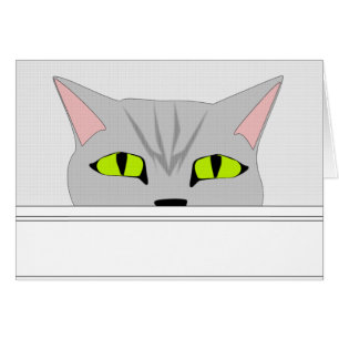 Cartão Gato Sneaky 2