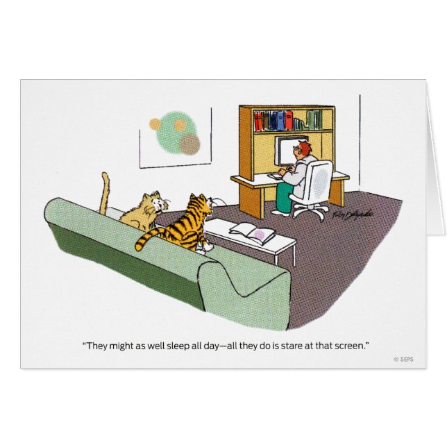 Cartão Gato Talk (Frente Horizontal)