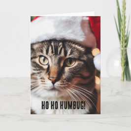 Cartão Gato Xadrez Festivo