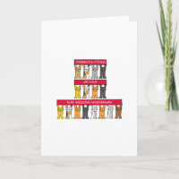 Gatos de Cartoon de Parabéns Ruby