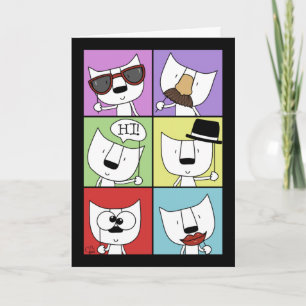 Cartão Gatos de Props de Fotos