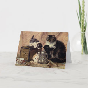 Cartão Gatos do dia de as mães