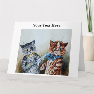 Cartão Gatos Louis Wain 3