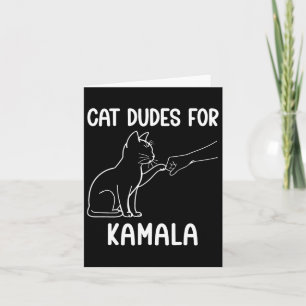 Cartão Gatos Para A Mulher De Gato Sem Fios De Kamala Est