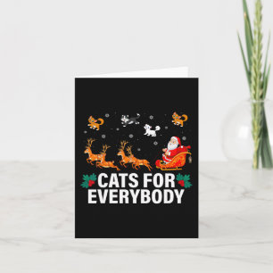 Cartão Gatos Para Todo Mundo Brincadeira De Natal Xmas Mu