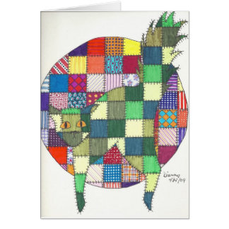 Cartão Gatos - remendos