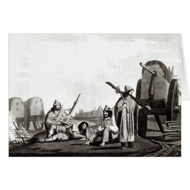 Cartão Gauchos de Tucuman, 1820 (Frente Horizontal)