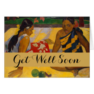 Cartão Gauguin French Polynesia Tahiti Women Painting