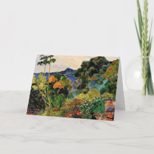 Cartão Gauguin - Martinique Landscape