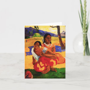 Cartão Gauguin When Are You Getting Married Note Card