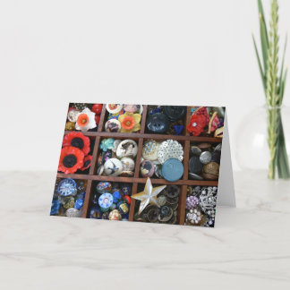 Cartão Gaveta do botão