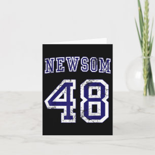 Cartão Gavin Newsom 28º Presidente Usa