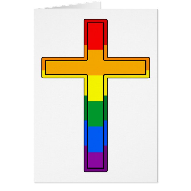 Cartão Gay Cross (Frente)