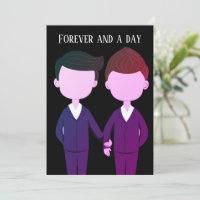 Gay de Casamento Homens Casal Citação Romântica