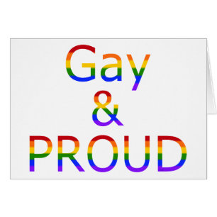 Cartão Gay de queda e orgulho