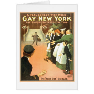 Cartão Gay de Teatro de Nova Iorque Poster