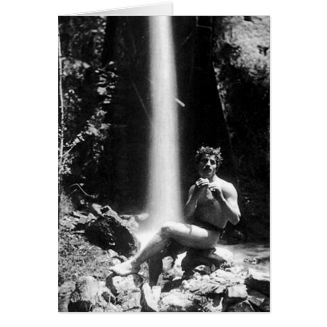 Cartão Gay do vintage (Frente)