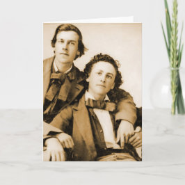 Cartão Gay do vintage