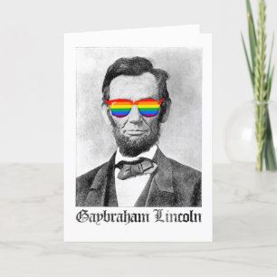 CARTÃO GAYBRAHAM LINCOLN