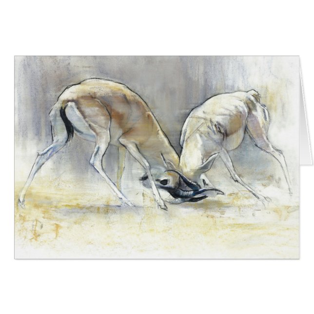 Cartão Gazelas da areia 2009 4 (Frente Horizontal)