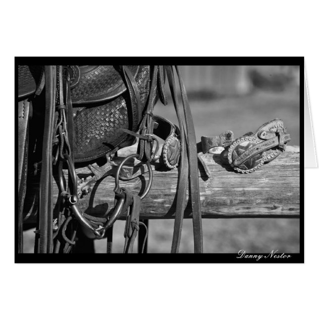 Cartão Gear do Cowboy (Frente Horizontal)