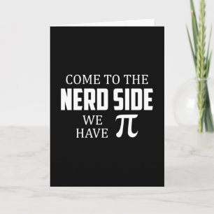 Cartão Geek nerd Ciência da Matemática Computação Ide