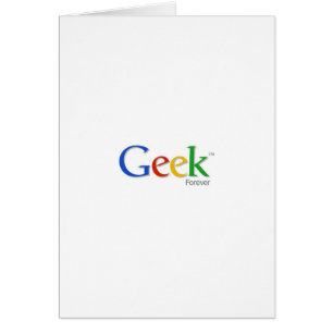 Cartão Geek para sempre