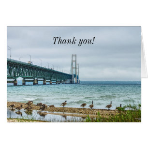 Cartão Geese No Mighty Mac Obrigado