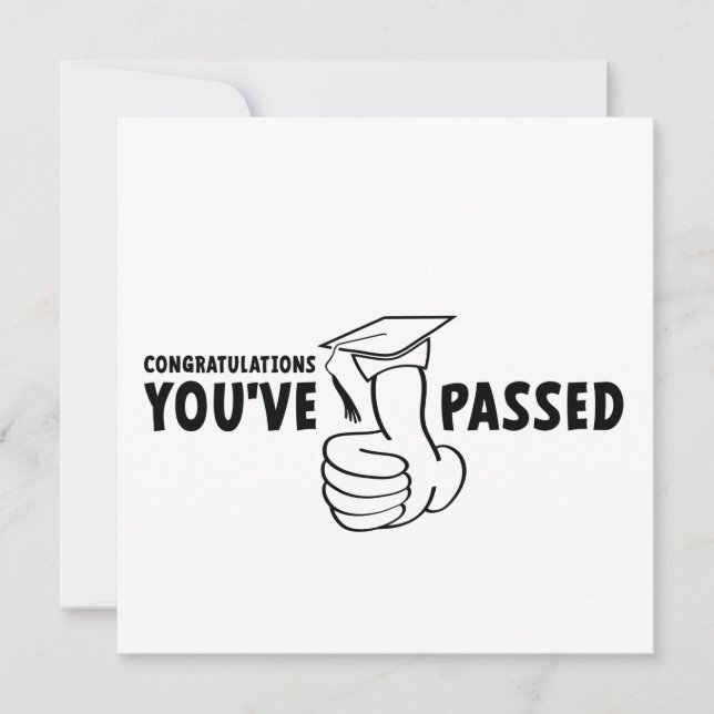 Cartão Gefeliciteerd, je bent geslaagd, diploma (Frente)