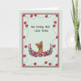 Cartão Gel well Card para Yorkshire Terrier Female
