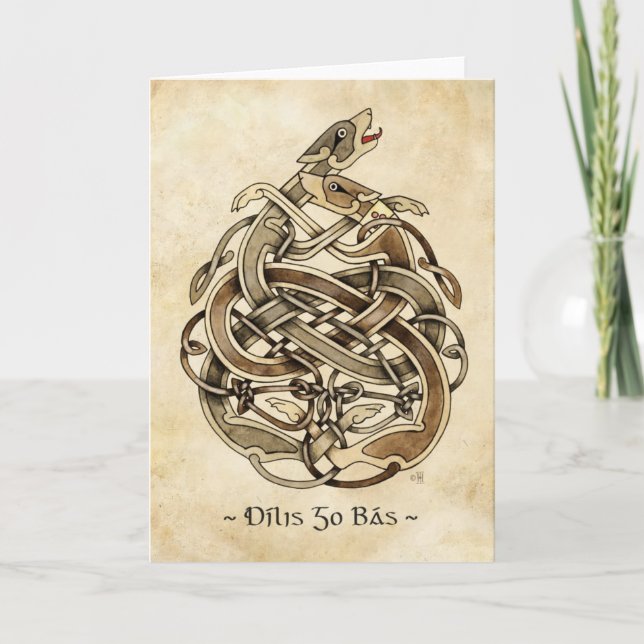 Cartão Gelert (Frente)