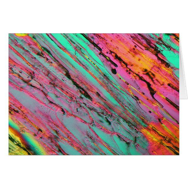 Cartão Gelo sob o microscópio (Frente Horizontal)