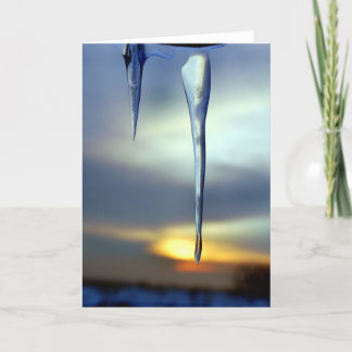 Cartão Gelo Solstício