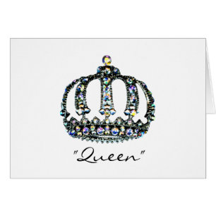 Cartão Gema de uma carta de Tiara Queen