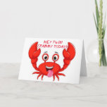 CARTÃO GÊMEO DE CRABBY PARA SEU ANIVERSÁRIO<br><div class="desc">NÃO SEJA UM "CARRO" NO SEU *ANIVERSÁRIO*!!!!! VAMOS CELEBRAR OS OBRIGADOS DO "SEU DIA ESPECIAL" POR PARAR POR UMA DAS MINHAS 8 LOJAS E TER UM DIA DE EXCELENTE!!!!</div>