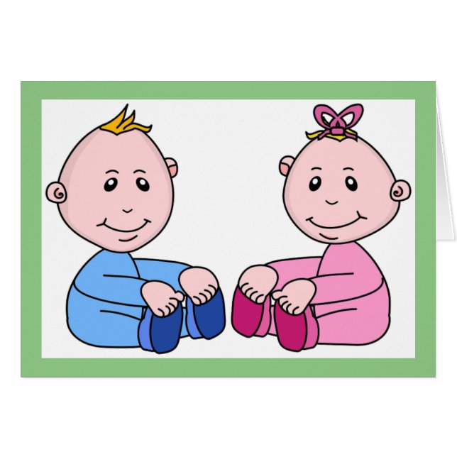 CARTÃO GÊMEOS (Frente horizontal)